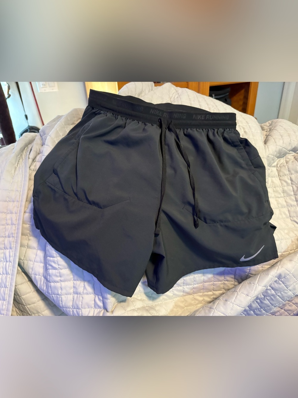 Nike Men’s Black Athletic Running Shorts